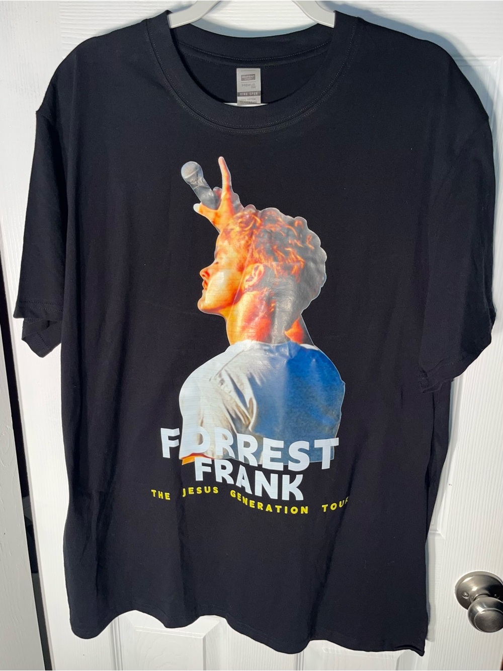 Forrest Frank 'The Jesus Generation' Tour T Shirt Size XL Digiprint 100% Cotton